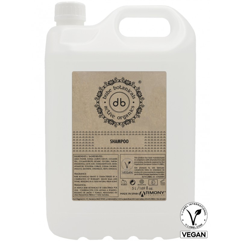 Carafe shampooing 5L V-LABEL